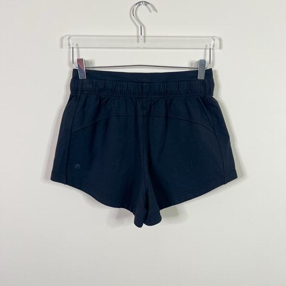 NEW Lululemon | Black Inner Glow High Rise Pockets 3in Workout Running Shorts 6 - Picture 6 of 10
